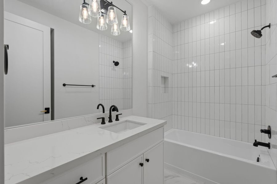 Furnished interior view inside a new home in , Houston (Image 15).