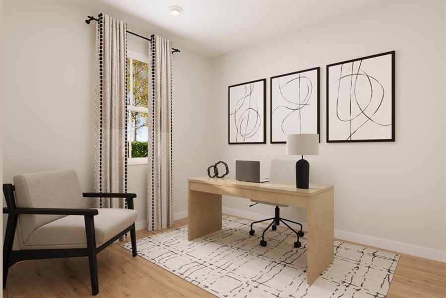 Representative furnished interior of a home built from the Cresthaven by Ryan Homes in Seminole Palms Single-Family Homes, Palm Coast (Image 7). Representative furnished interior of a home built from the Cresthaven by Ryan Homes in Seminole Palms Single-Family Homes, Palm Coast (Image 7).