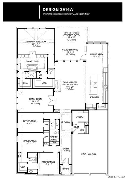 2D floor plan layout of this home in Meadows of Mill Creek, Seguin, TX (Image 2). 2D floor plan layout of this home in Meadows of Mill Creek, Seguin, TX (Image 2).