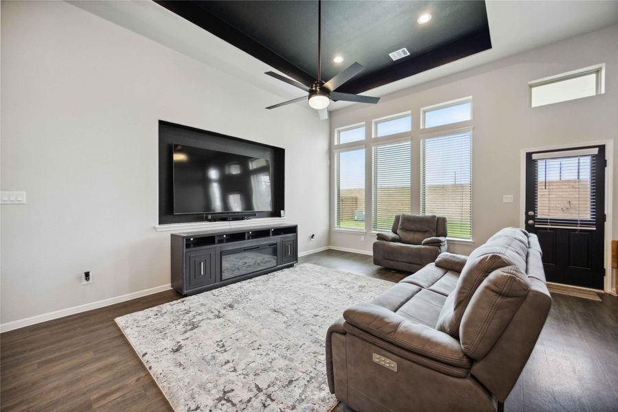 Furnished interior view inside a new home in Sierra Vista West, Rosharon (Image 8).
