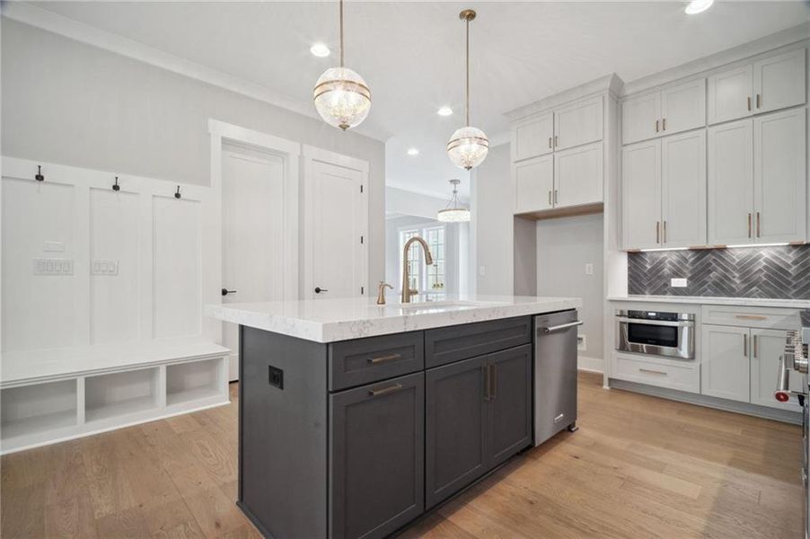 Furnished interior view inside a new home in South on Main, Woodstock (Image 33).