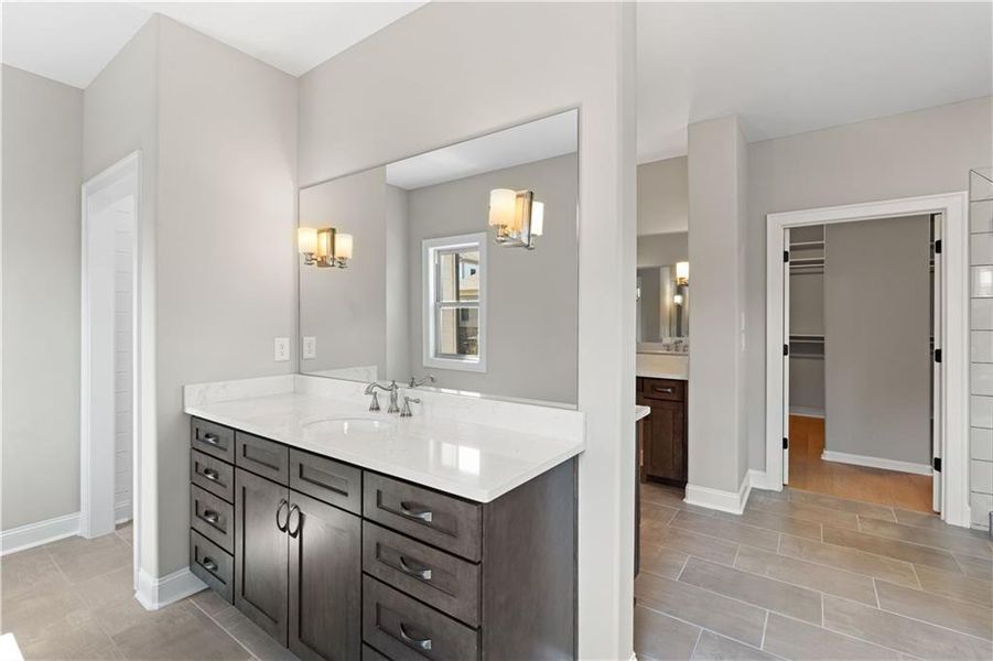 Furnished interior view inside a new home in Bellwyn, Johns Creek (Image 19).