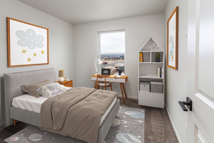 Representative furnished interior of a home built from the Sage by Hartford Homes in Bloom, Fort Collins (Image 12).