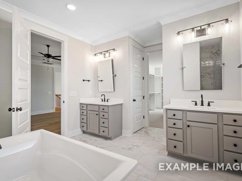 Representative furnished interior of a home built from the The Alston A by Davidson Homes LLC in Shelton Square, Murfreesboro (Image 12).