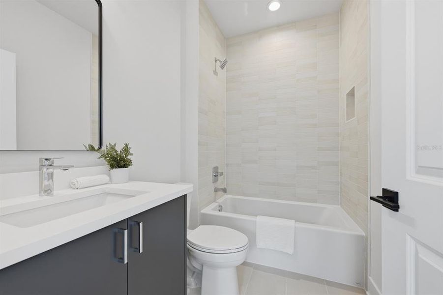 Furnished interior view inside a new home in , Tampa (Image 16).