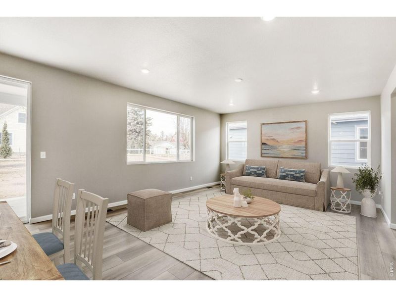 Furnished interior view inside a new home in Hidden Creek, Frederick (Image 8).