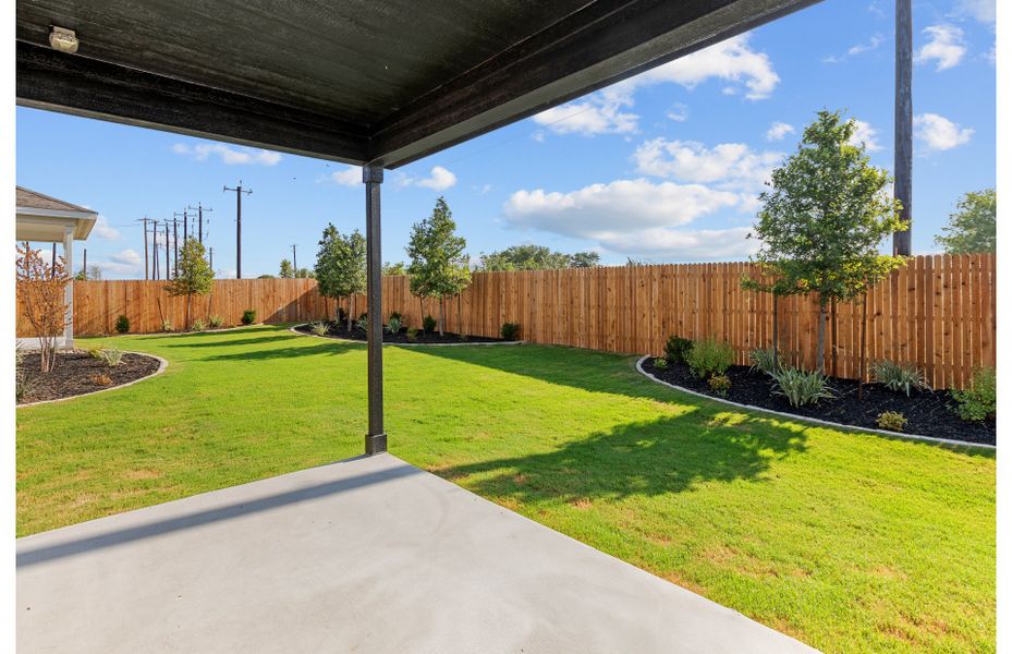 Covered Back Patio