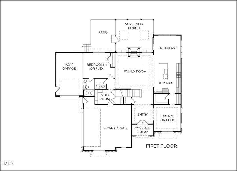 First Floor Labeled First Floor Labeled