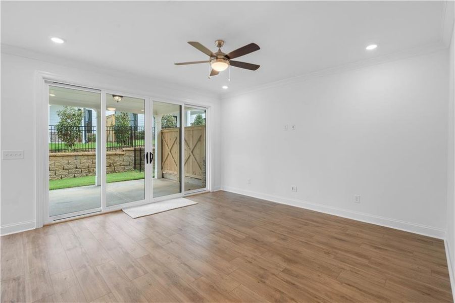 Spacious, unfurnished interior of a new home in Millcroft Townhomes, Buford (Image 34).
