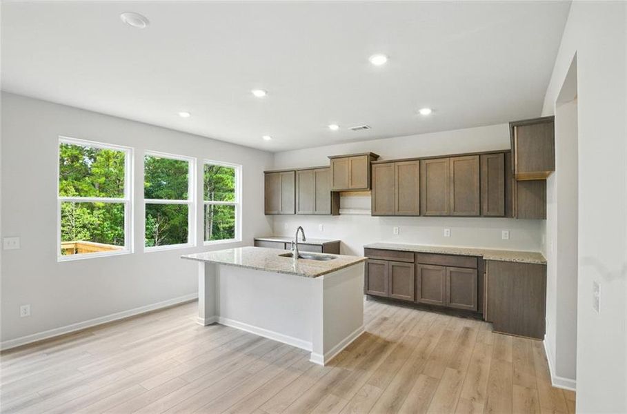 Furnished interior view inside a new home in Creekside Landing, Dallas (Image 9).
