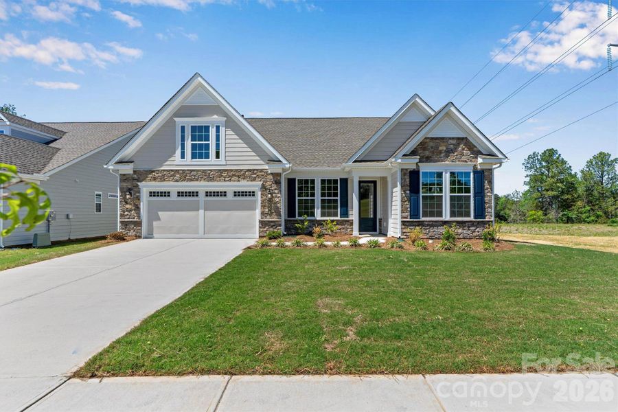 Front exterior of a new home in , Charlotte, NC, highlighting curb appeal (Image 19).