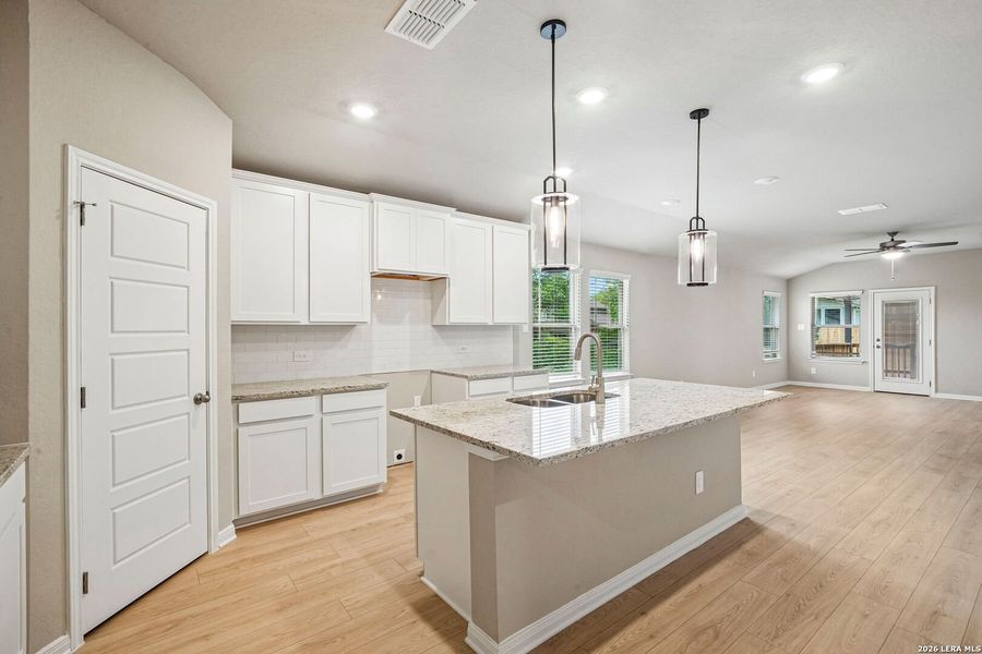 Furnished interior view inside a new home in Royal Crest, San Antonio (Image 8).
