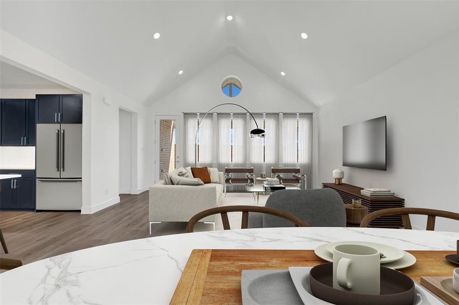 Furnished interior view inside a new home in Timberbrook, Justin (Image 14).