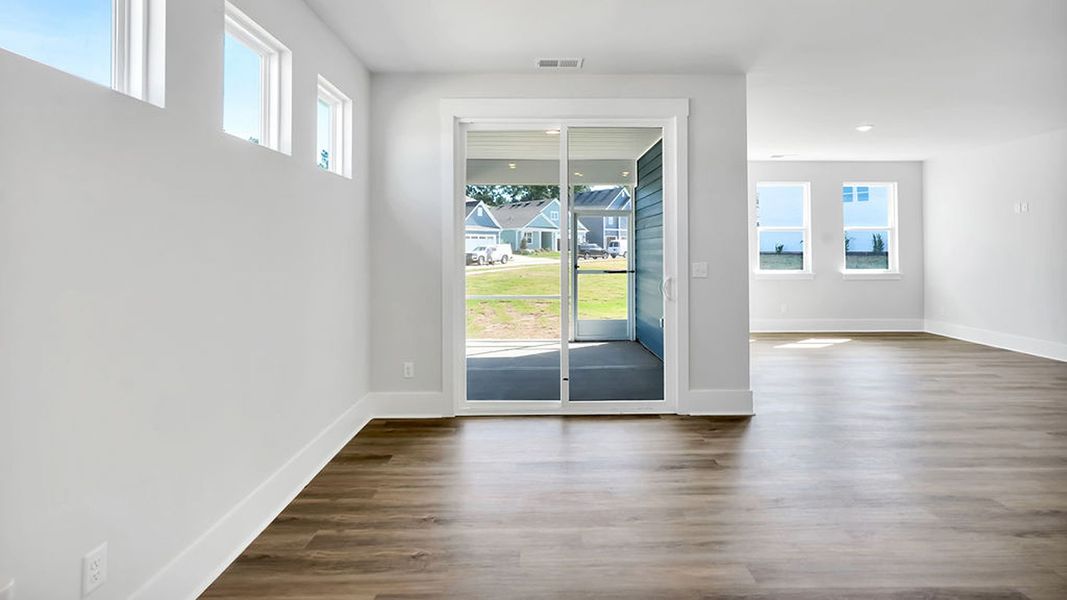 Spacious, unfurnished interior of a new home in The Haven at Indigo Preserve, Leland (Image 14).