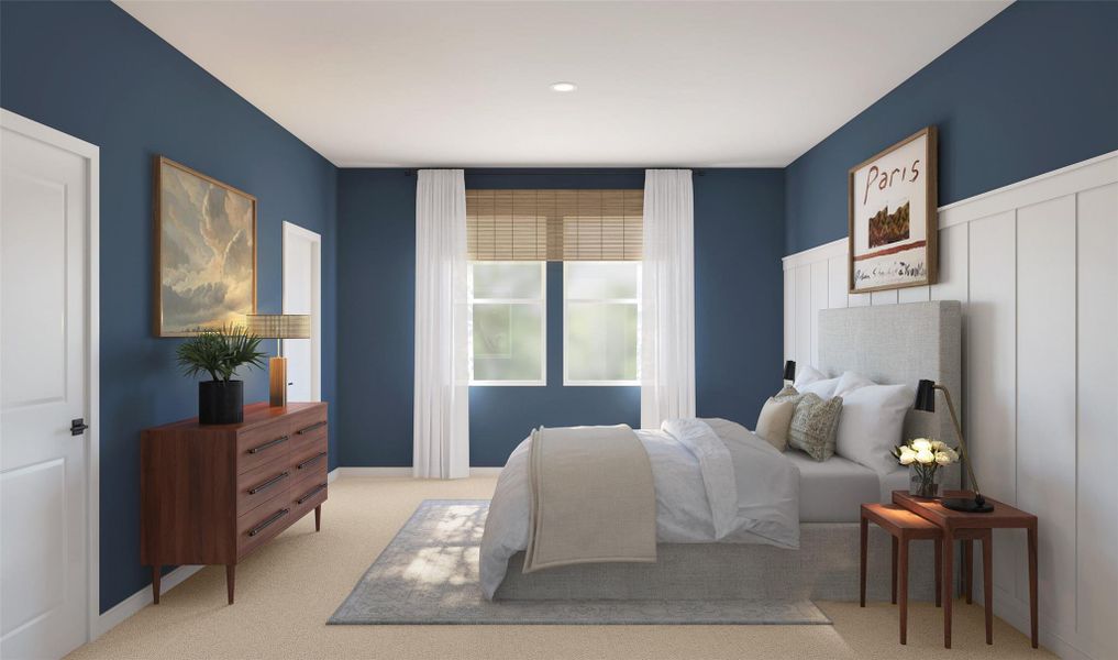 Spacious primary suite (*Artist rendering used for illustration purposes only.) Spacious primary suite (*Artist rendering used for illustration purposes only.)