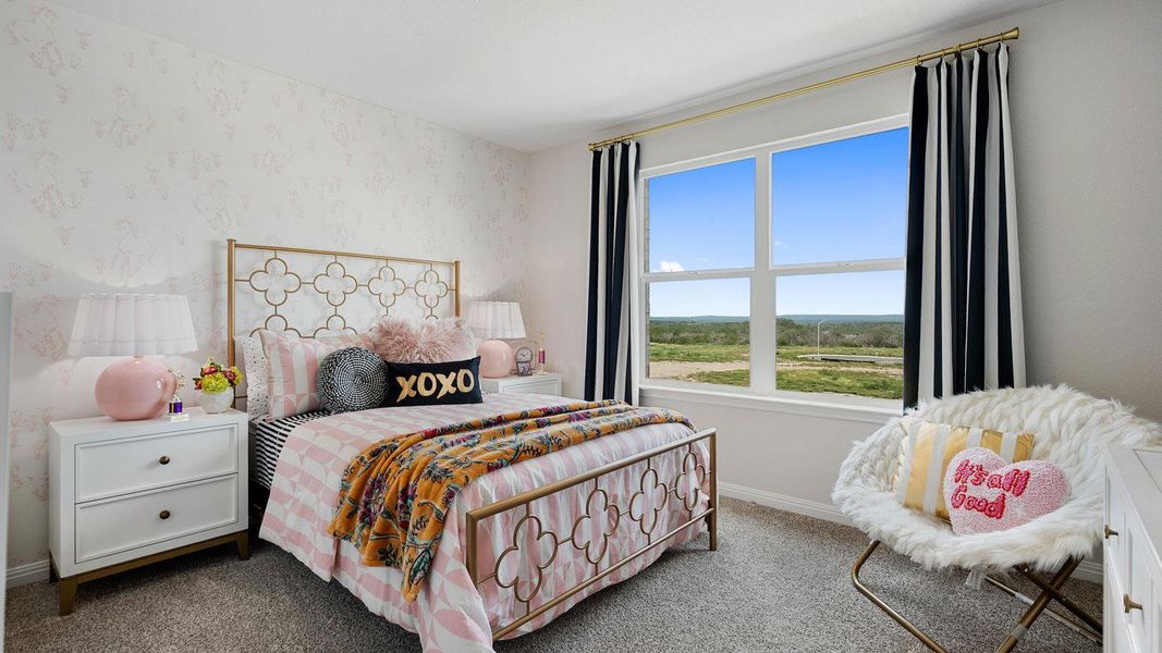 Furnished interior view inside a new home in Thunder Rock, Marble Falls (Image 31).