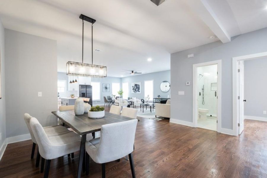 Furnished interior view inside a new home in , Fairburn (Image 7).