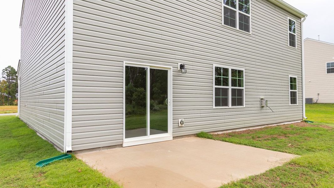 Exterior details and patio area of a home in Colly Farm, Stokesdale (Image 4).