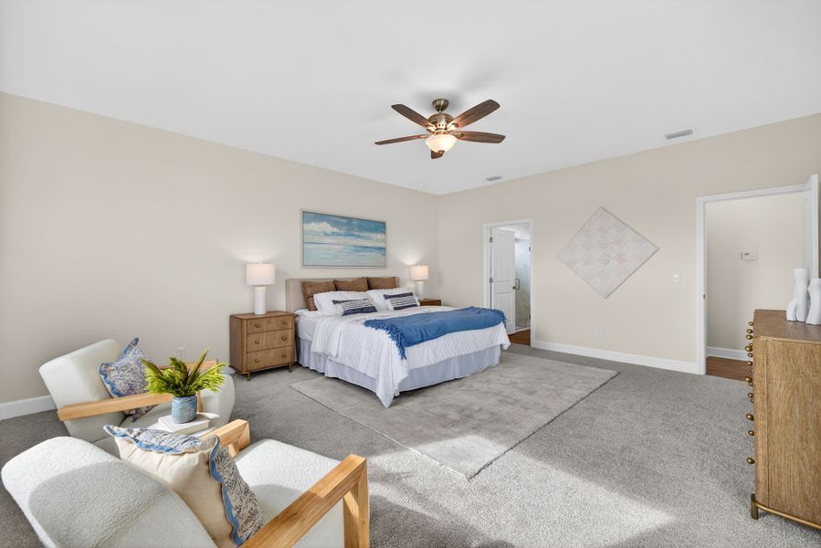 Representative furnished interior of a home built from the The Bluewater Cove by Sunlife Homes LLC in Cape Coral, Cape Coral (Image 26).