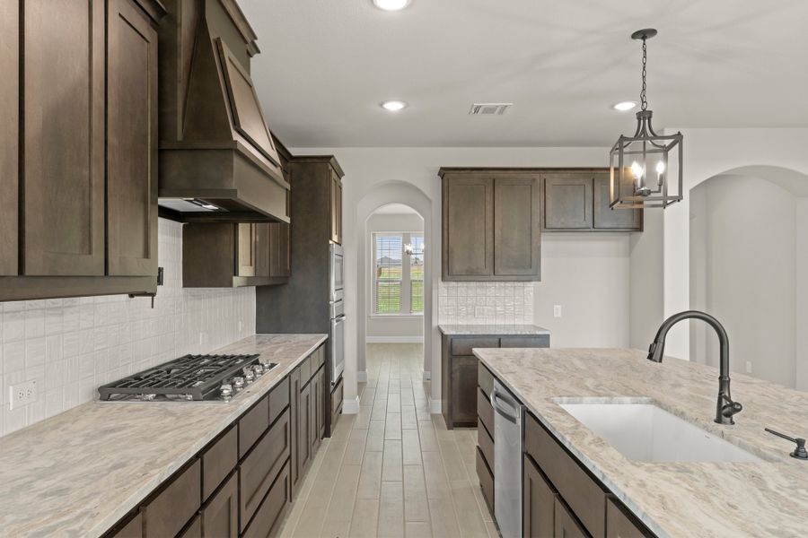Furnished interior view inside a new home in Lovers Landing, Forney (Image 7).