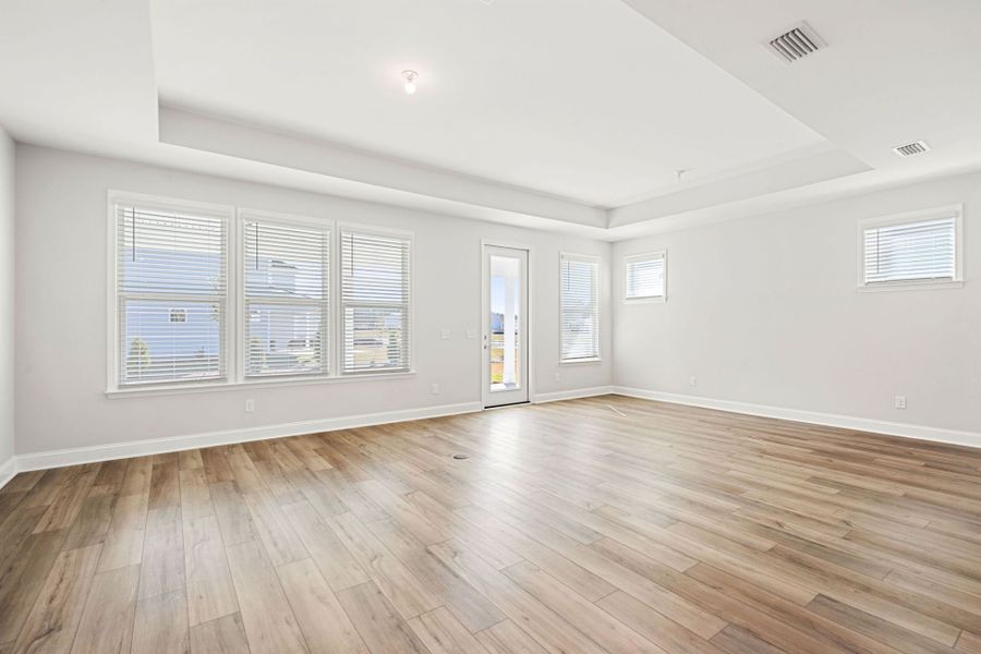 Spacious, unfurnished interior of a new home in Midpoint at New Riverside, Bluffton (Image 28).