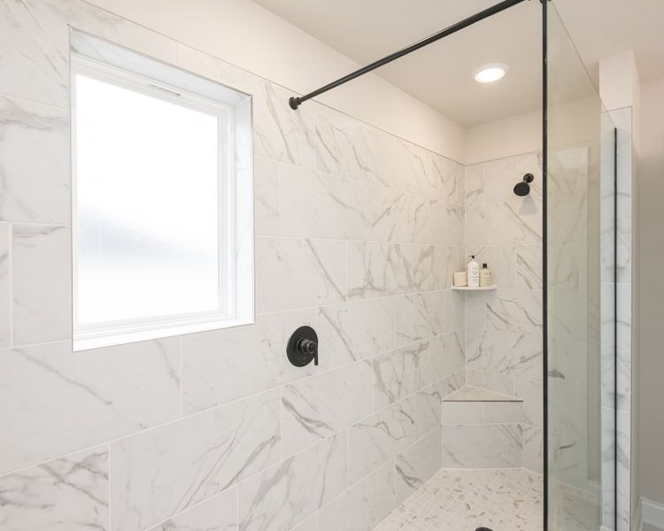 End the day with a long, warm shower.