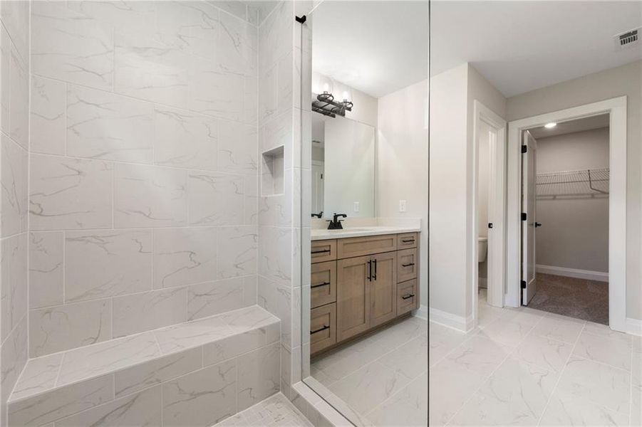 Furnished interior view inside a new home in , Canton (Image 16).