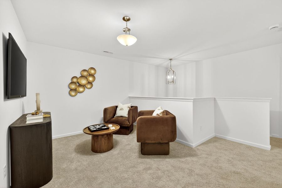 Furnished interior view inside a new home in Edgewater - Lakeview Point, Lancaster (Image 26). Furnished interior view inside a new home in Edgewater - Lakeview Point, Lancaster (Image 26).