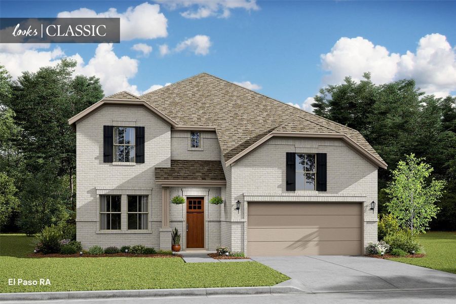 Gorgeous El Paso design by K. Hovnanian Homes with elevation RA in beautiful Kingdom Heights. (*Artist rendering used for illustration purposes only.) Gorgeous El Paso design by K. Hovnanian Homes with elevation RA in beautiful Kingdom Heights. (*Artist rendering used for illustration purposes only.)