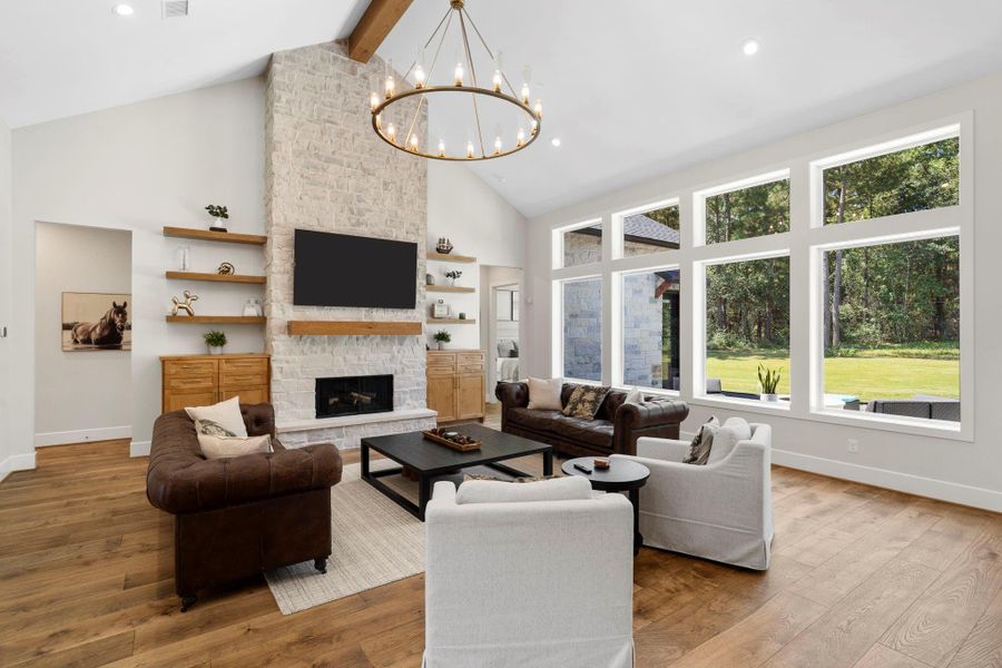 Furnished interior view inside a new home in , Montgomery (Image 37).