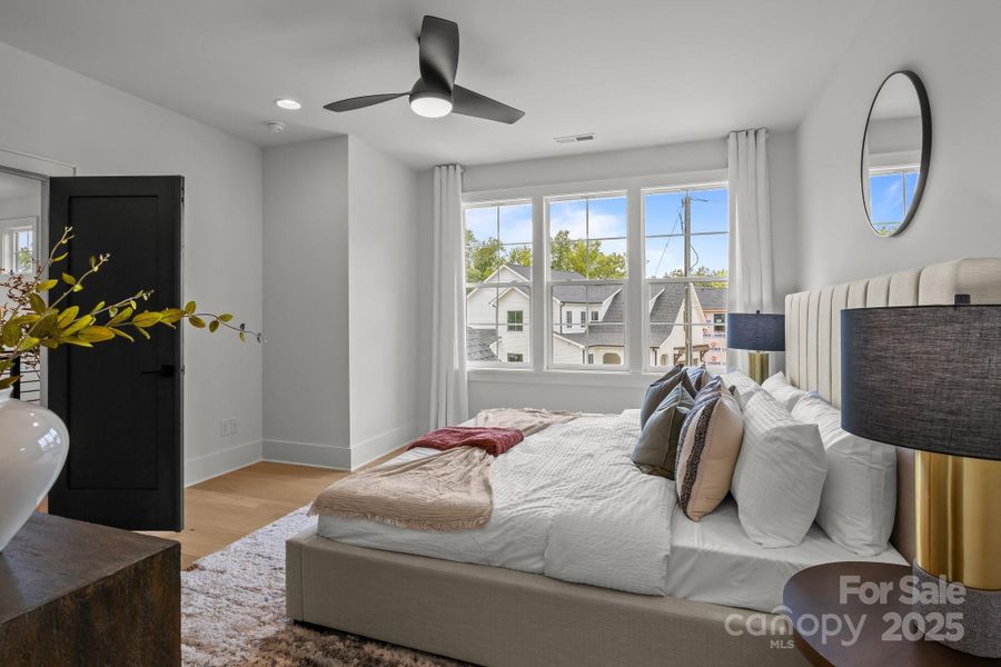 Furnished interior view inside a new home in , Charlotte (Image 40).