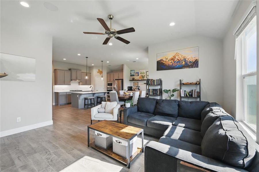 Furnished interior view inside a new home in , Denton (Image 5).