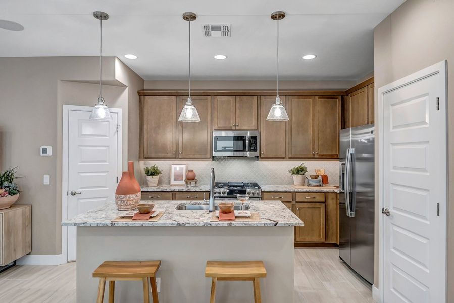 Furnished interior view inside a new home in Ironwood Villages at North Creek, Queen Creek (Image 14).