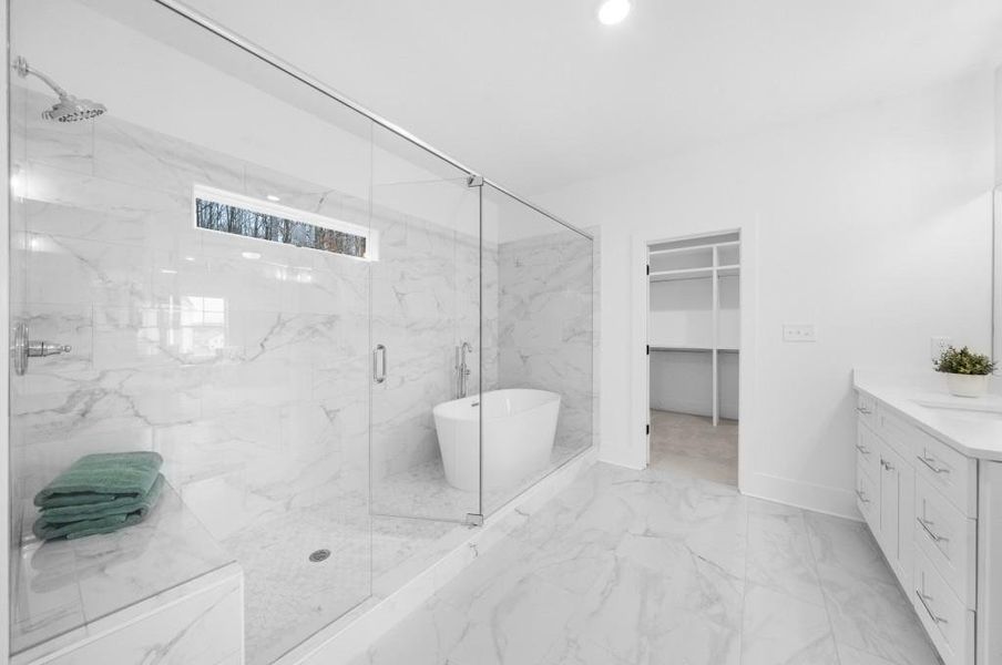 Furnished interior view inside a new home in , Canton (Image 53).