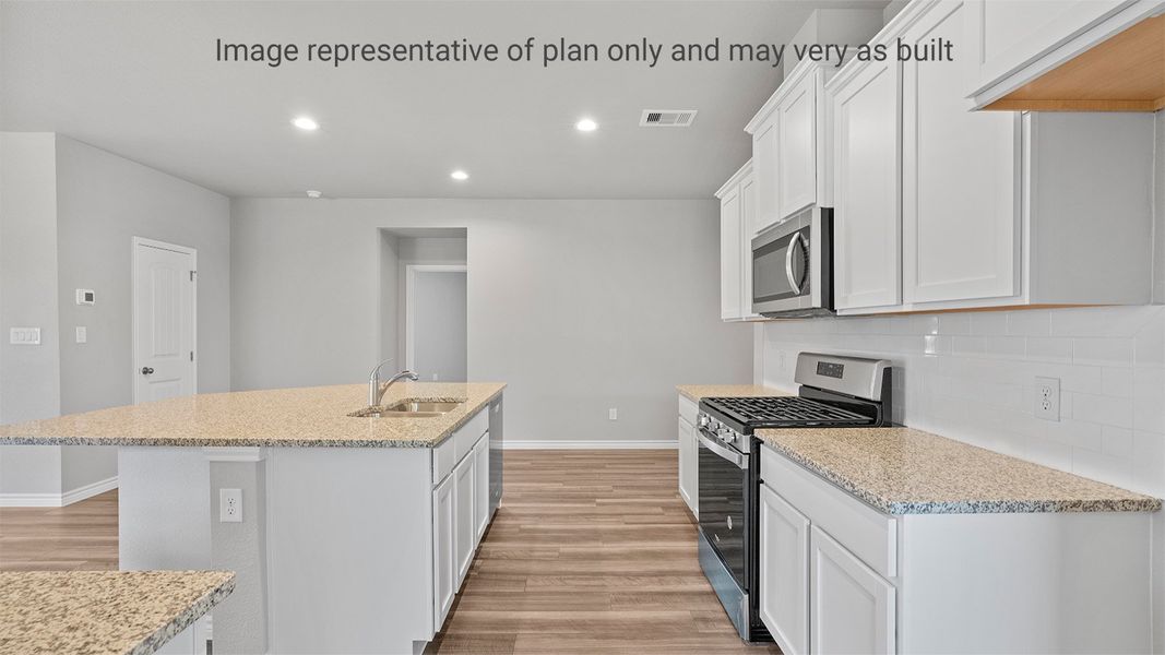 Furnished interior view inside a new home in London Towne, Corpus Christi (Image 9).