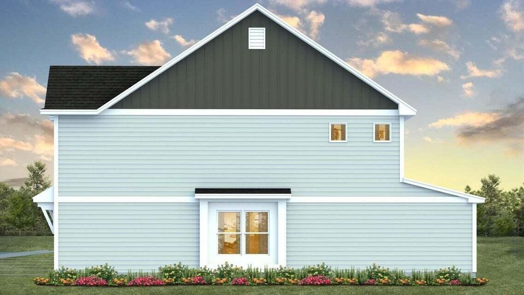 Front exterior of a new home in Garbon Fields, Summerville, SC, highlighting curb appeal (Image 2).