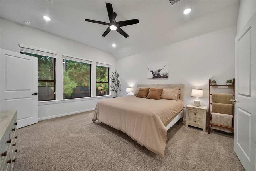 Furnished interior view inside a new home in , Magnolia (Image 47). Furnished interior view inside a new home in , Magnolia (Image 47).