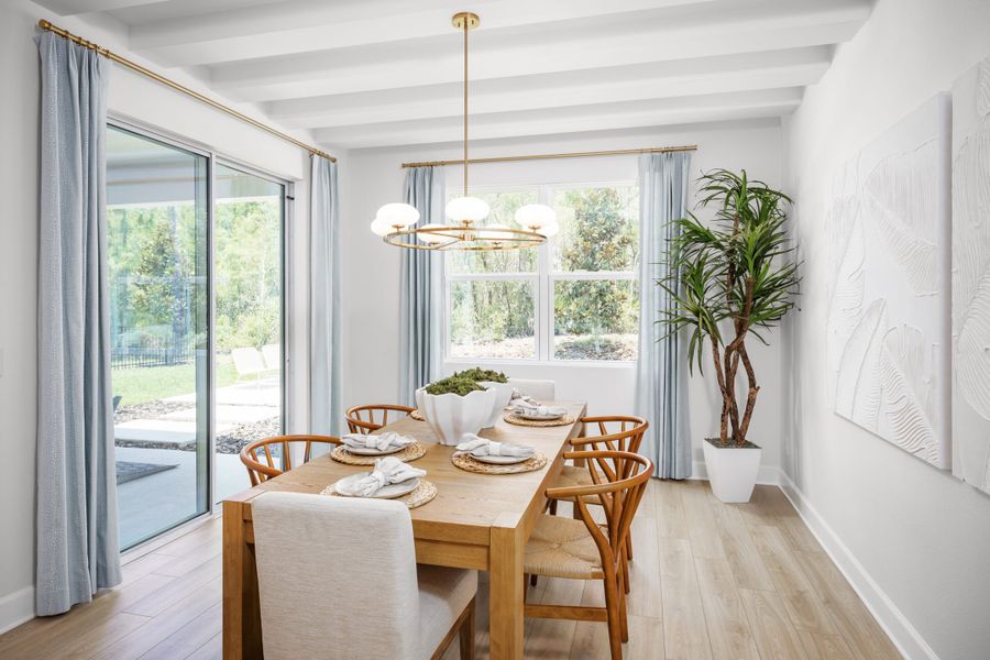 Representative furnished interior of a home built from the Exbury by Landsea Homes in Trinity Gardens, Deland (Image 7).