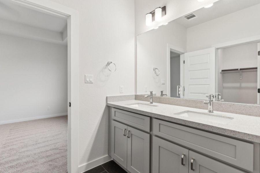 Furnished interior view inside a new home in Townhomes at Gattis, Round Rock (Image 5). Furnished interior view inside a new home in Townhomes at Gattis, Round Rock (Image 5).