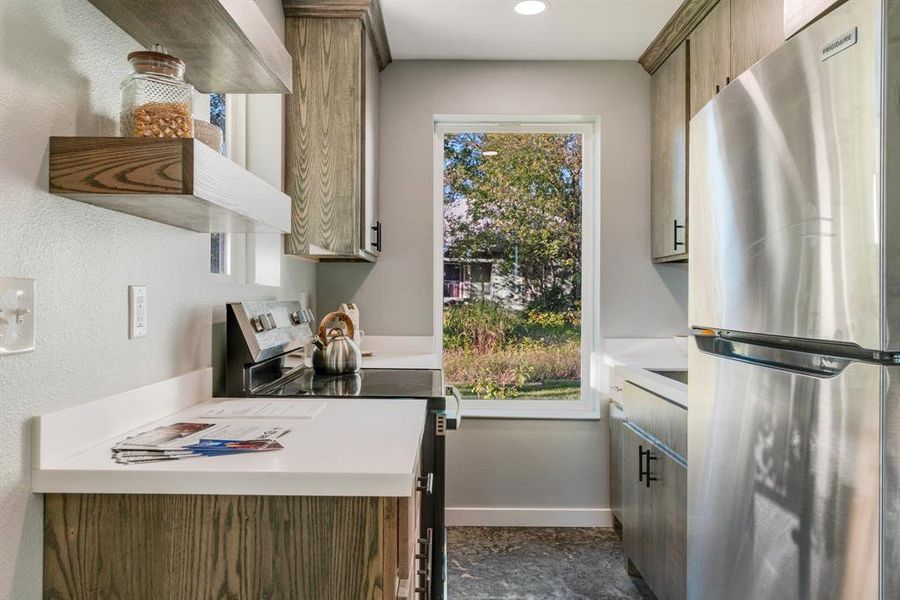 Furnished interior view inside a new home in , Paris (Image 9).