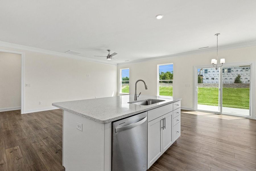 Furnished interior view inside a new home in Parker's Preserve, Ridgeville (Image 4).