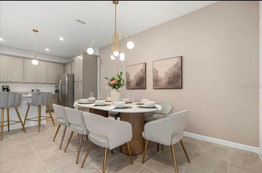 Furnished interior view inside a new home in , Kissimmee (Image 4).