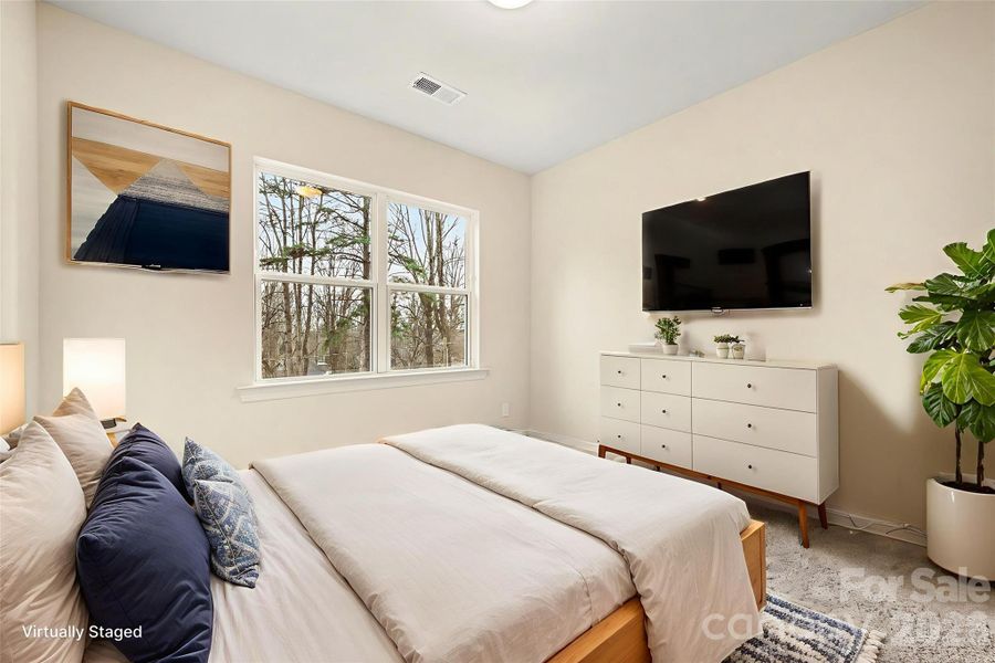 Furnished interior view inside a new home in , Newton (Image 13).