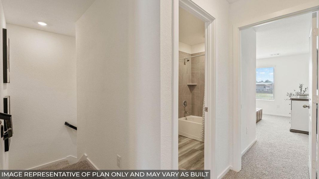 Furnished interior view inside a new home in , Jarrell (Image 4).