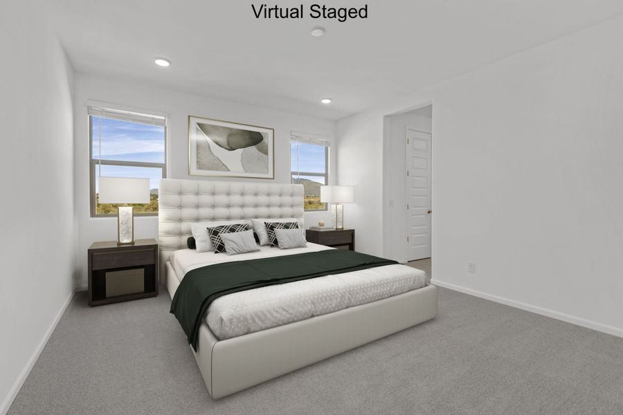 Furnished interior view inside a new home in Silverbell Ridge, Marana (Image 11).