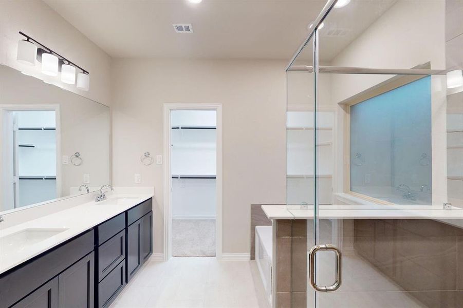 Furnished interior view inside a new home in Lilybrooke at Legacy Hills, Celina (Image 9). Furnished interior view inside a new home in Lilybrooke at Legacy Hills, Celina (Image 9).