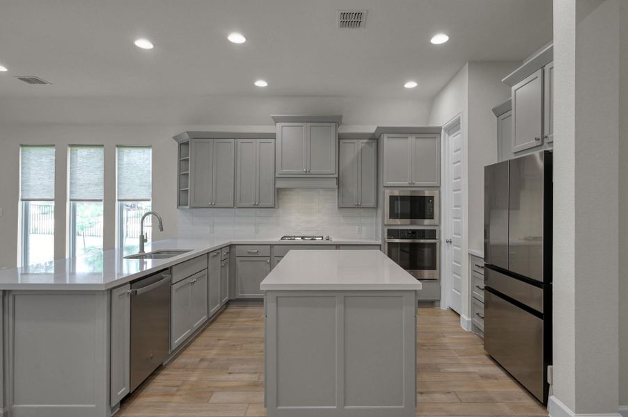 Furnished interior view inside a new home in The Woodlands Hills, Willis (Image 13).