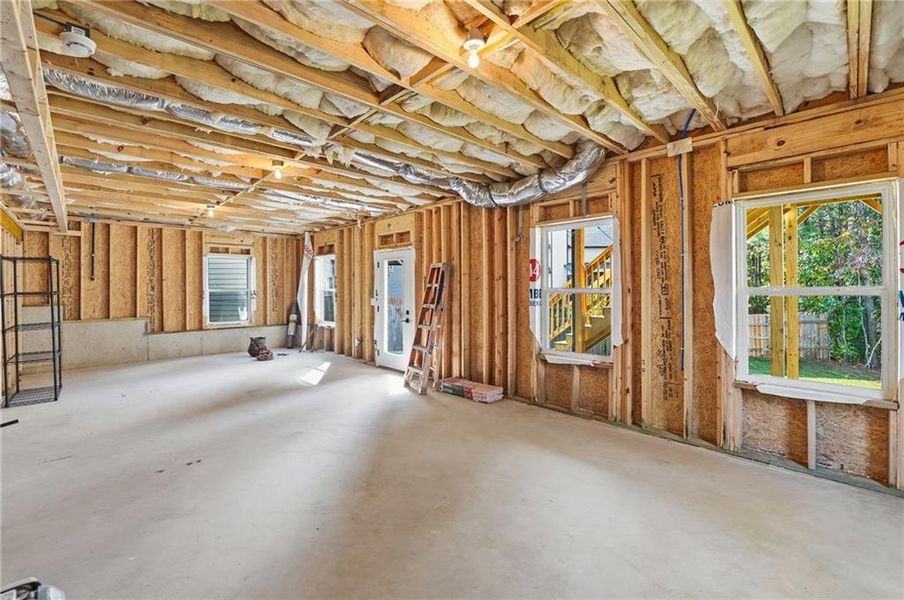 In-progress construction of a new home in , Canton, GA (Image 53).