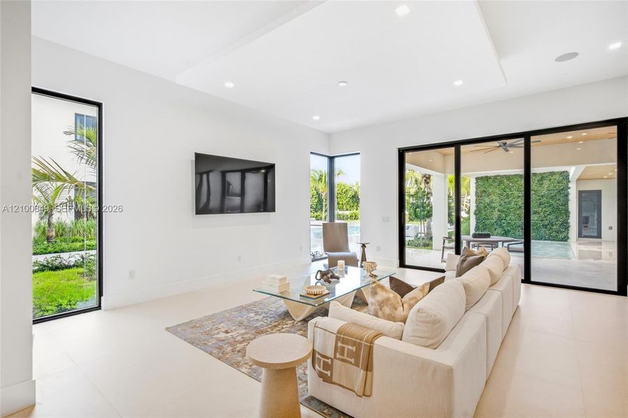 Furnished interior view inside a new home in , Palmetto Bay (Image 46).