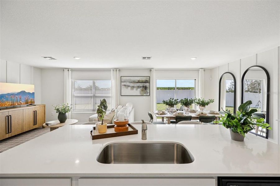 Furnished interior view inside a new home in Boulevard Oaks, Lady Lake (Image 21).